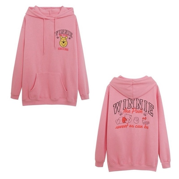 Disney Tops - Disney Pink Winnie the Pooh Sweatshirt